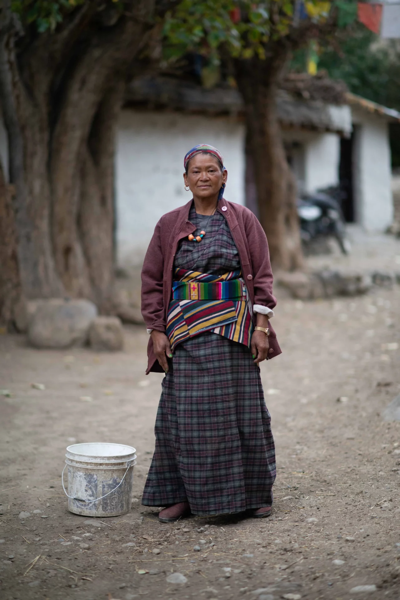 Tibetan Lady, Upper Mustang Trek –